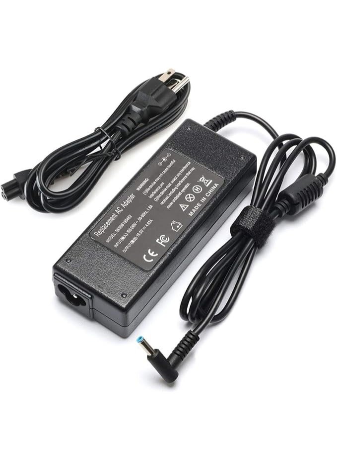 Terabyte 90W 19.5V 4.62A AC Adapter Laptop Charger for HP 710412-001 740015-001 710413-001 710414-001 719309-001 721092-001 709986-003 Envy Touchsmart M6 M7 15-j 17-j HP Pavilion 11 14 15 17 Power Supply Cord - Image 1