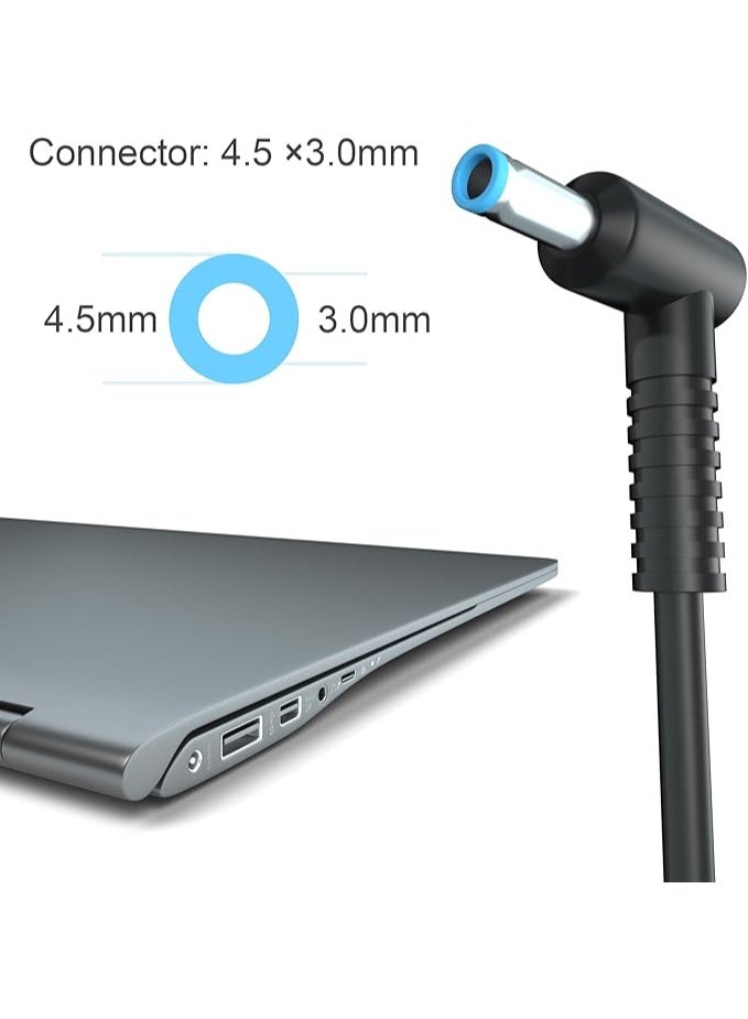 Terabyte 90W 19.5V 4.62A AC Adapter Laptop Charger for HP 710412-001 740015-001 710413-001 710414-001 719309-001 721092-001 709986-003 Envy Touchsmart M6 M7 15-j 17-j HP Pavilion 11 14 15 17 Power Supply Cord - Image 3