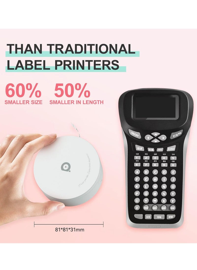 PeriPage PeriPage L1 Labeler, Portable Bluetooth Label Printer, Small Smart Handheld Mini Labeler, Compatible with iOS and Android, with Tape, Ink Free, Rechargeable, Multiple Template Font Icons  - Image 5