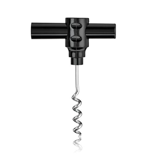 True Covert Pocket Corkscrew Portable Wine Bottle Opener with Hidden Spiral Discreet and Durable Compact Design for Travel Camping Picnic BBQ Tailgating Essentials Gifts for Men Set of 1