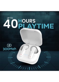 iCruze Defender TWS Bluetooth 5.1, ENC, 300mAh - 40 Hours Play Time, Voice Assistant, Supreme Bass with 13 MM Neodymium Drivers  - Image 3