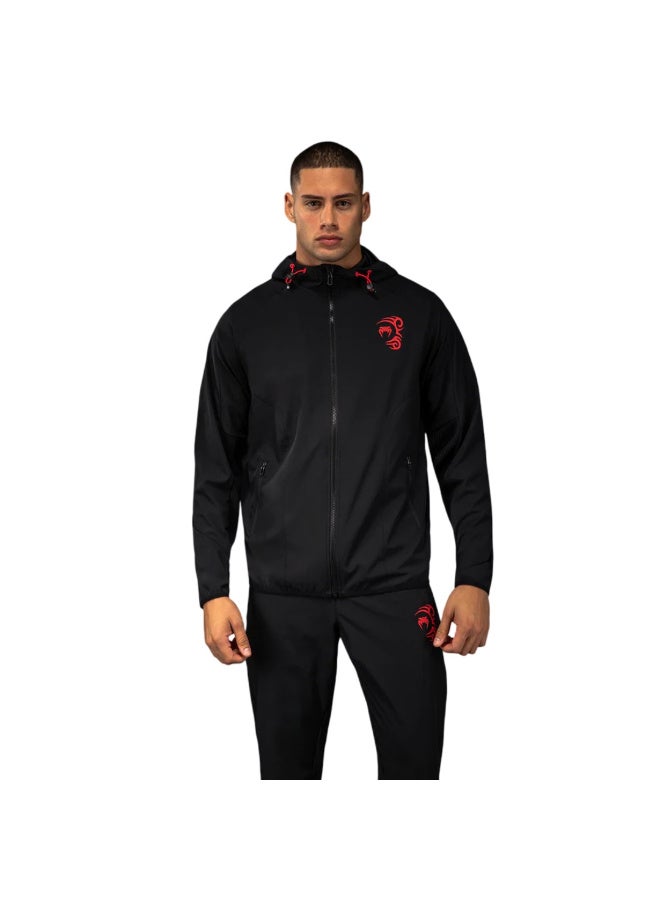 VENUM X MIKE TYSON TIGER TRACK JACKET BLACK/RED - Image 1