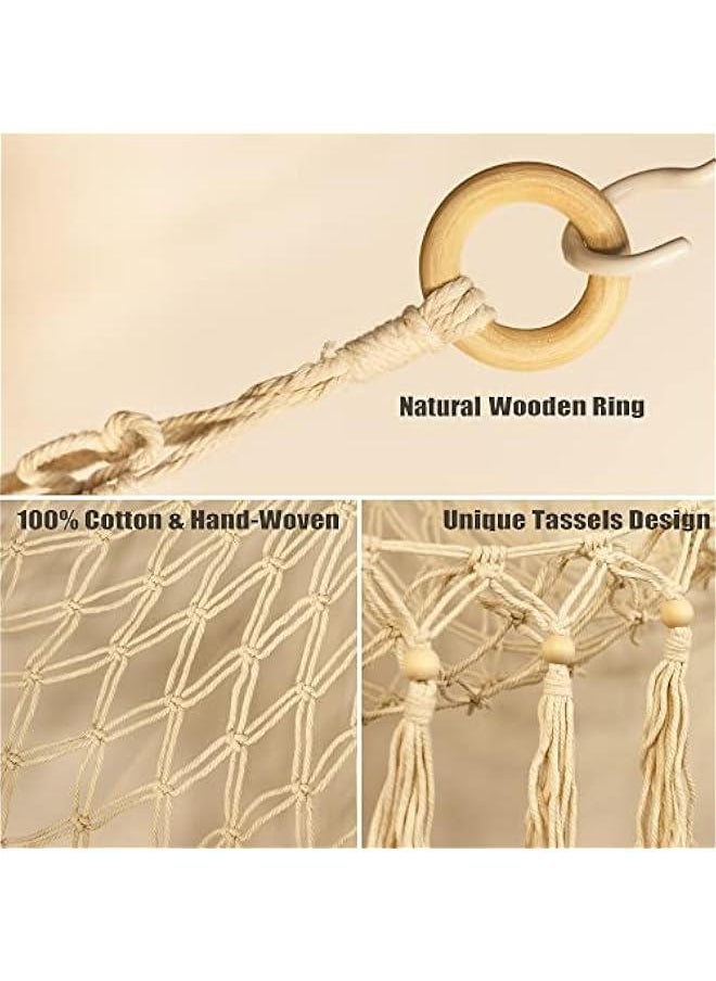Gonice Stuffed Animal Toy Storage Hammock with LED Light - Macrame Jumbo Doll Corner Stuff Animals Organizer Decorations - Cute Hanging Plushie Net Kids Baby Nursery Bedroom Room Decor  - Image 5