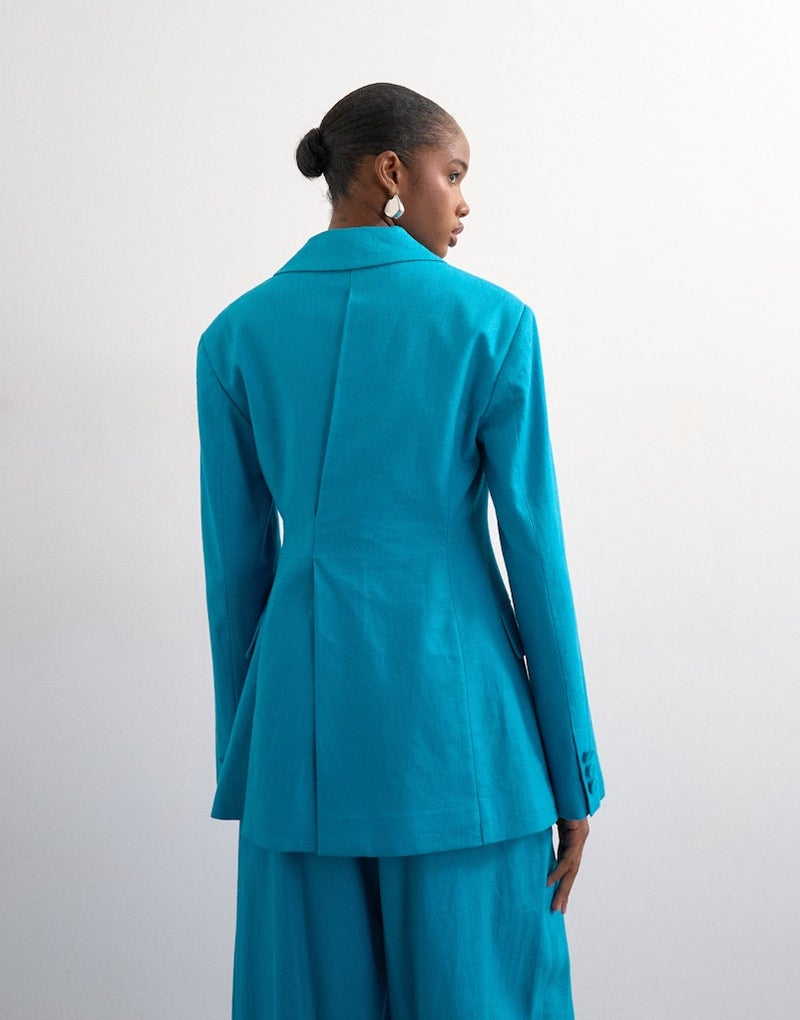 TOPSHOP Cinched Waist Blazer - Image 2