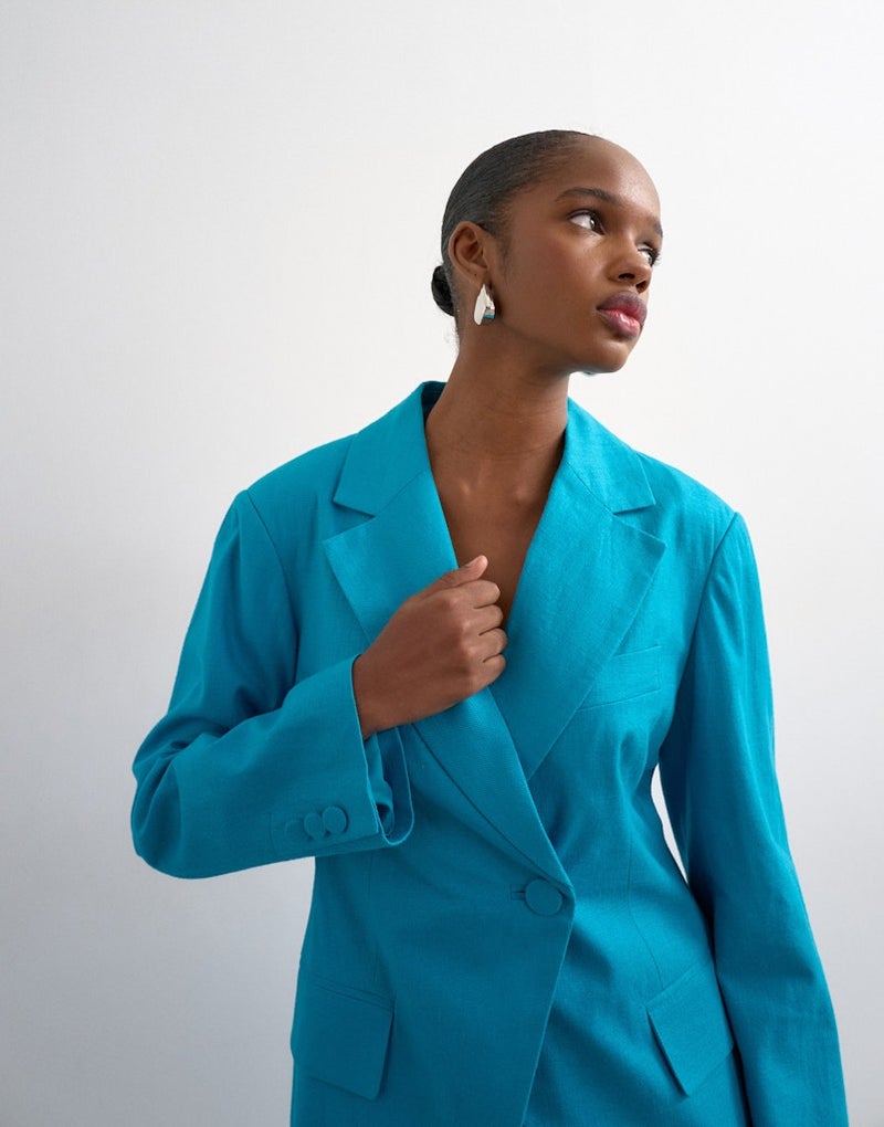 TOPSHOP Cinched Waist Blazer - Image 3