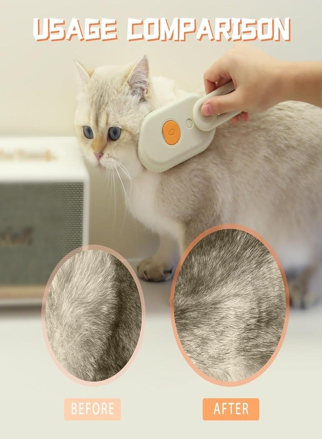 BELARO Self Cleaning Slicker Brush, Pet Grooming Shedding Brush for Dogs and Cats - Easy to Remove Loose Undercoat, Pet Massaging Tool Suitable for Pets with Long or Short Hair (White) - Image 4