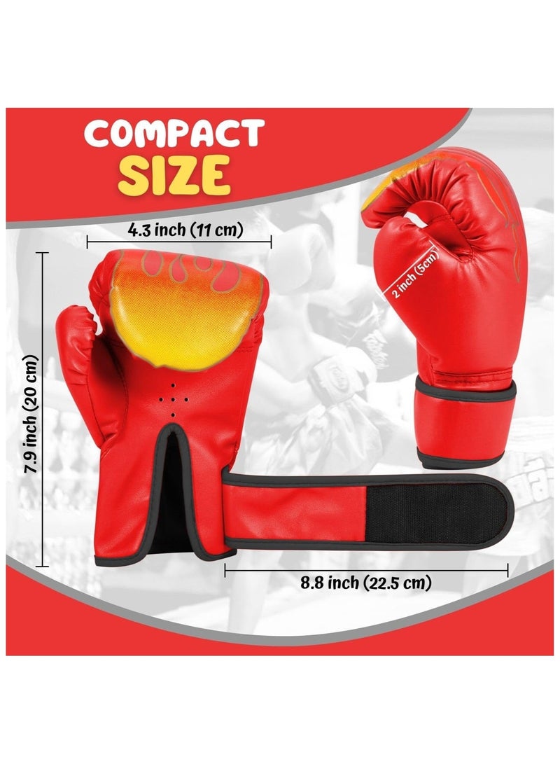 Bukela Kid Boxing Gloves for 3-10 Ages, 6 Oz Heavy Bag Children Boxing Gloves, Professional Training Sparring Gloves,Breathable Punching Gloves for Boxing, Karate, Kickboxing, Muay Thai Training - Image 3