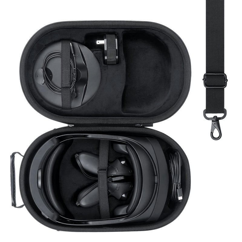 co2CREA Storage Carry Travel Case for Meta Quest 3 /Meta Quest Pro All-in-One VR Headset,Protective Case Compatible with Headset Controllers Accessories (Case only,not include VR Headset) - Image 1
