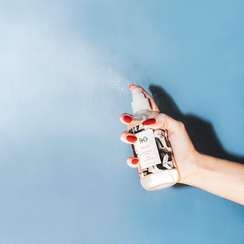 R+Co Dallas Hair Thickening Spray | Volumizing & Texturizing Spray for All Lengths | Adds Volume, Body & Shine | Perfect for Blowouts, Curling Irons & Roller Sets | 8.5 oz - Image 3