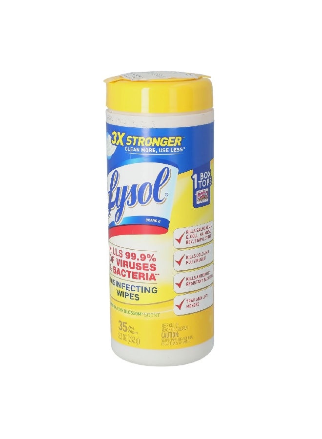 Lysol 35-Piece Lemon and Lime Blossom Scent Multi-Surface Disinfectant Wipes Set 8.50 x 3.19 x 3.19 Inch 1920081145 - Image 2