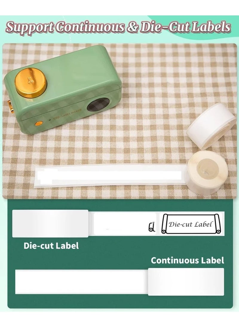 فوميمو طابعة ملصقات D50 Pro بتقنية البلوتوث - طابعة ملصقات حرارية كبيرة لأشرطة من 3/5 بوصة إلى 9/10 بوصة | جهاز محمول للعناوين/التخزين/المكتب، يدعم الهاتف/الجهاز اللوحي - Image 4