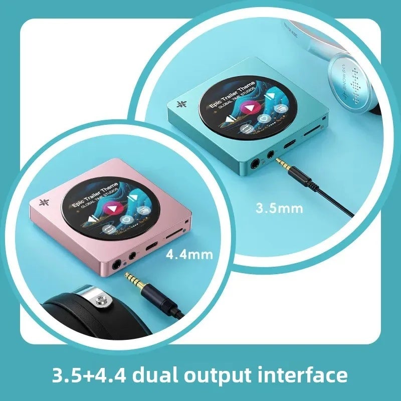 FiiO Snowsky Disc Portable Hi-Res Music Player Bluetooth 5.4 Wi-Fi Ldac 3.5mm+4.4mm Dual DAC 2TB Expandable 12H Battery Mini MP3, only green case - Image 4