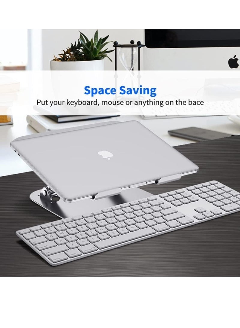 Laptop Stand, Notebook Stand Ergonomic Height Angle Adjustable Computer Laptop Holder Compatible with MacBook, Air, Pro, Dell XPS, Samsung, Alienware All Laptops 11-17" - Image 3