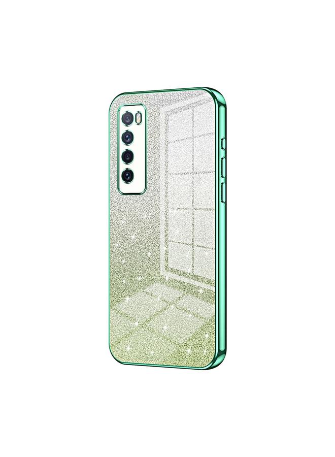 S-TOP Case For Huawei nova 7 Gradient Glitter Powder Electroplated Phone Case - Image 1