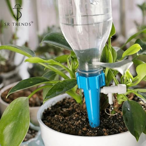 SR Trends Self-Watering Plant Spikes – Automatic Drip Irrigation System for Indoor & Outdoor Plants, Adjustable Water Flow, Easy to Use & Eco-Friendly (6) - Image 2