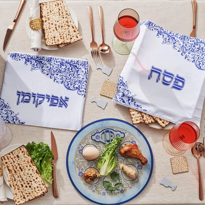 Rite Lite Glass `Elegant` Seder Plate, 1 EA - Image 3