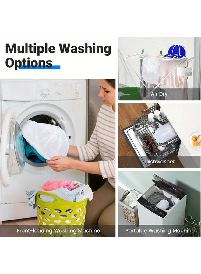 2pcs Black Hat Cleaner Rack for Washing Machine Dishwasher with Air Drying Storage - Image 5