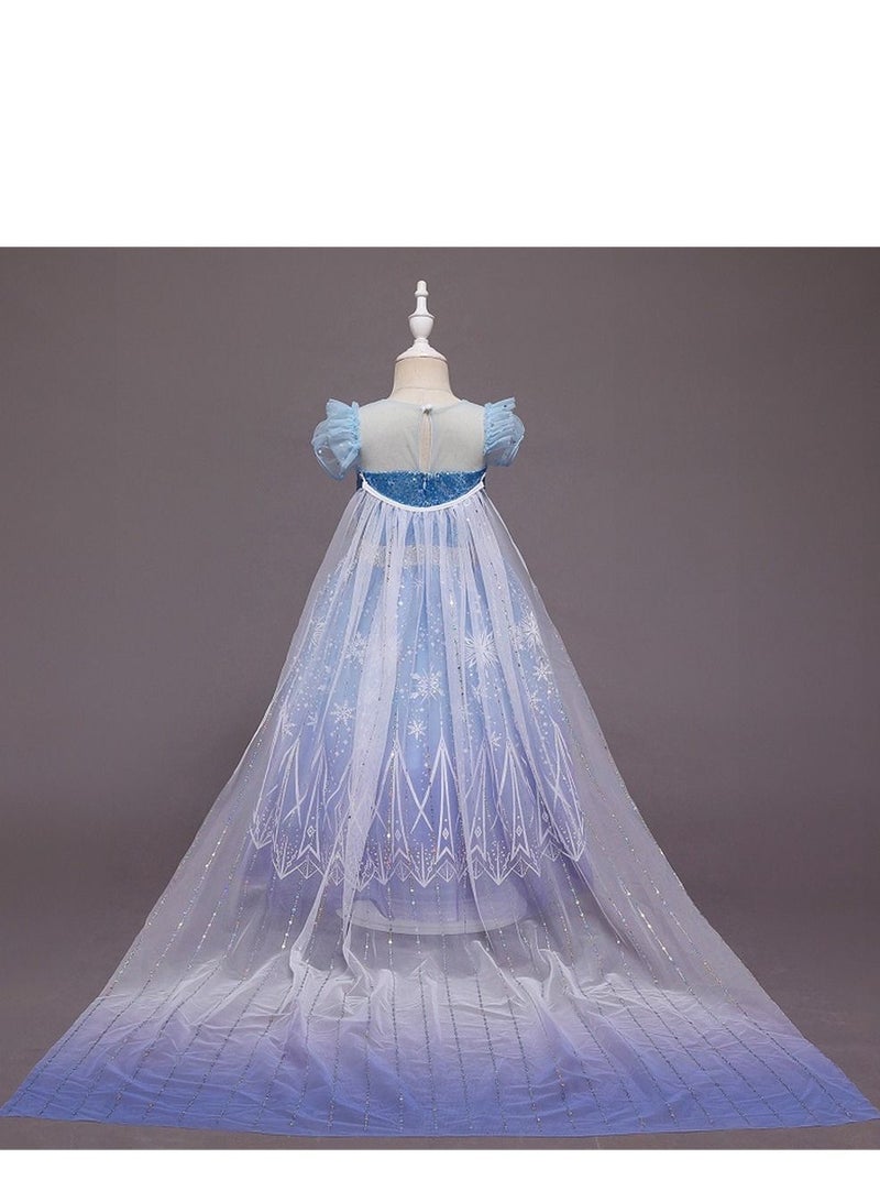 Princess Dress, Birthday Party Cosplay Costume For Girls - Image 2