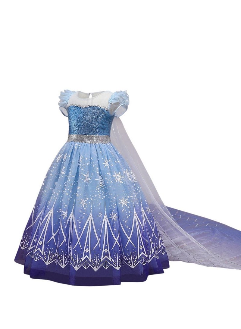 Princess Dress, Birthday Party Cosplay Costume For Girls - Image 1