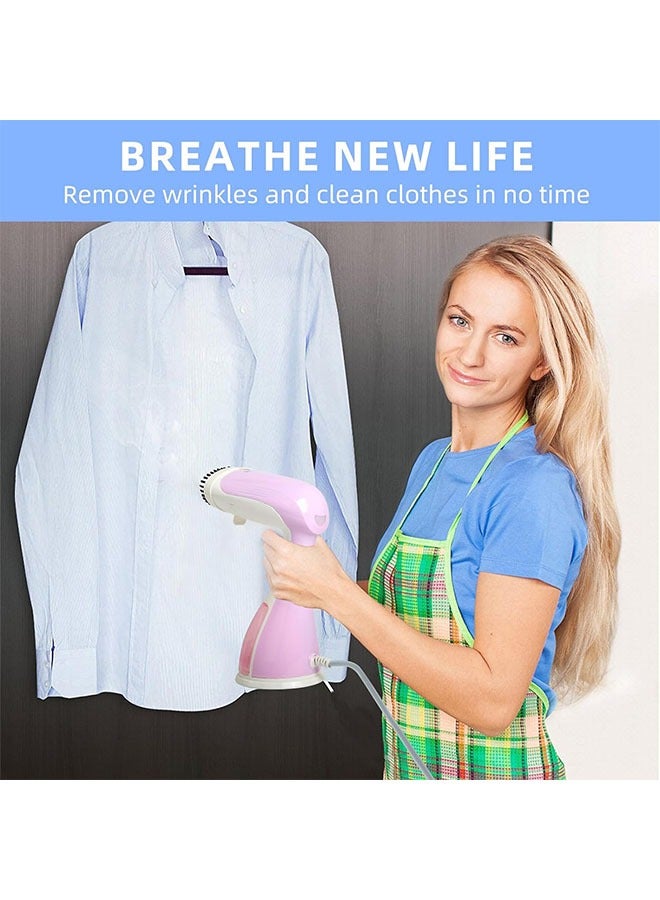 مكواة بخار الملابس، 1500 واط تسخين سريع، مكواة بخار محمولة للسفر مع بخار قوي، خزان ماء قابل للفصل سعة 300 مل، يتضمن لوح الكي، مزيل تجاعيد الأقمشة - Image 5