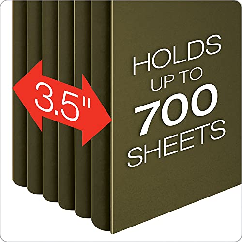 Pendaflex SureHook Reinforced Extra Capacity Hanging Pockets, Letter Size, Standard Green, 4/PK (09217) - Image 5