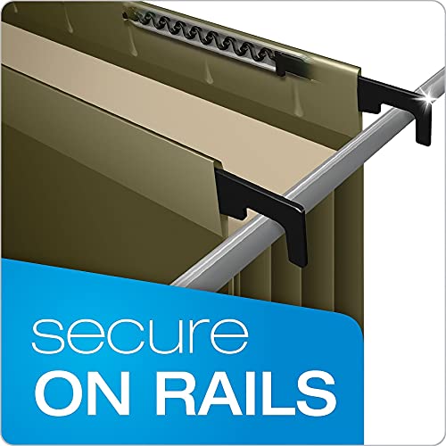 Pendaflex SureHook Reinforced Extra Capacity Hanging Pockets, Letter Size, Standard Green, 4/PK (09217) - Image 2