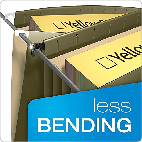 Pendaflex SureHook Reinforced Extra Capacity Hanging Pockets, Letter Size, Standard Green, 4/PK (09217) - Image 4