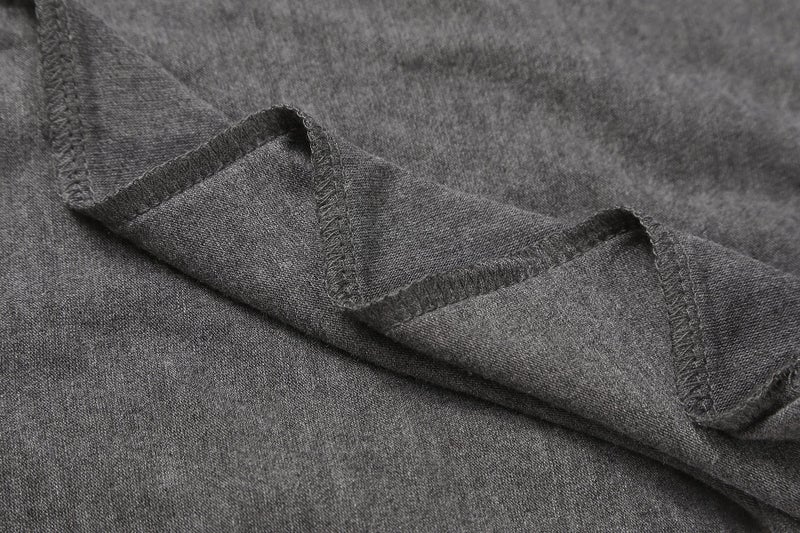 Herou Womens Turtleneck Casual Long Sleeve Slim Fitted Layer Tops Shirts Grey Medium - Image 5