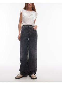 TOPSHOP Mid Rise Column Jeans  - Image 1