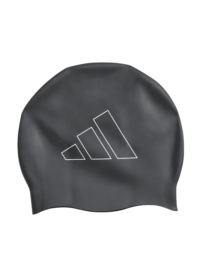 اديداس Adults Logo Unisex Swimming Cap