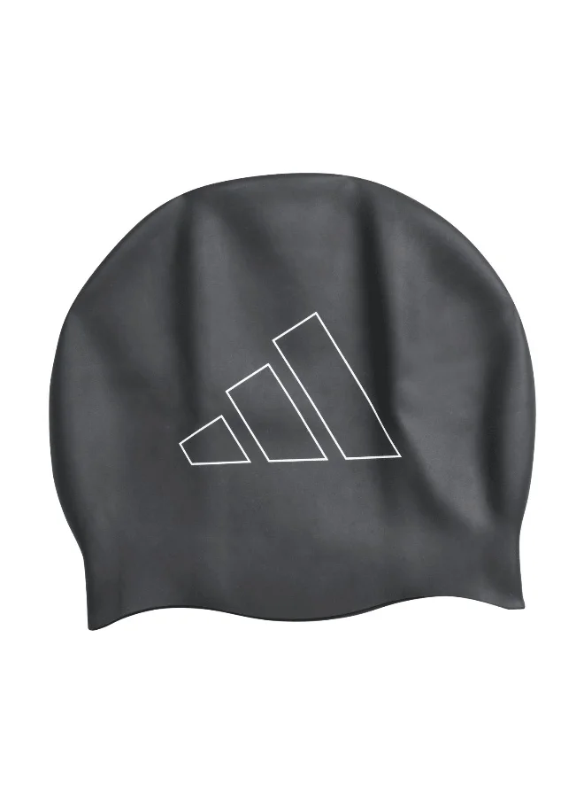 اديداس Adults Logo Unisex Swimming Cap
