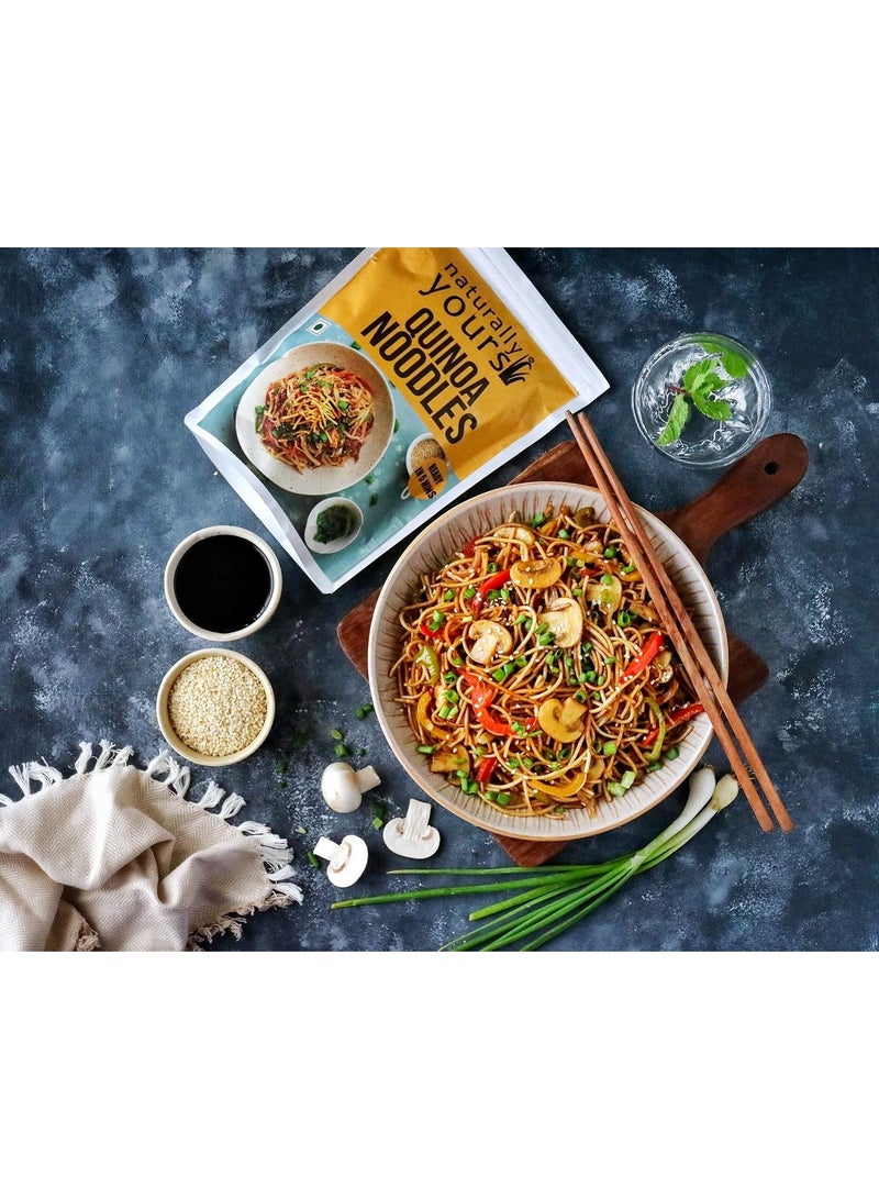 Naturally Yours Quinoa Hakka Noodles | High Protein | Jain | 180g x2 - Image 3