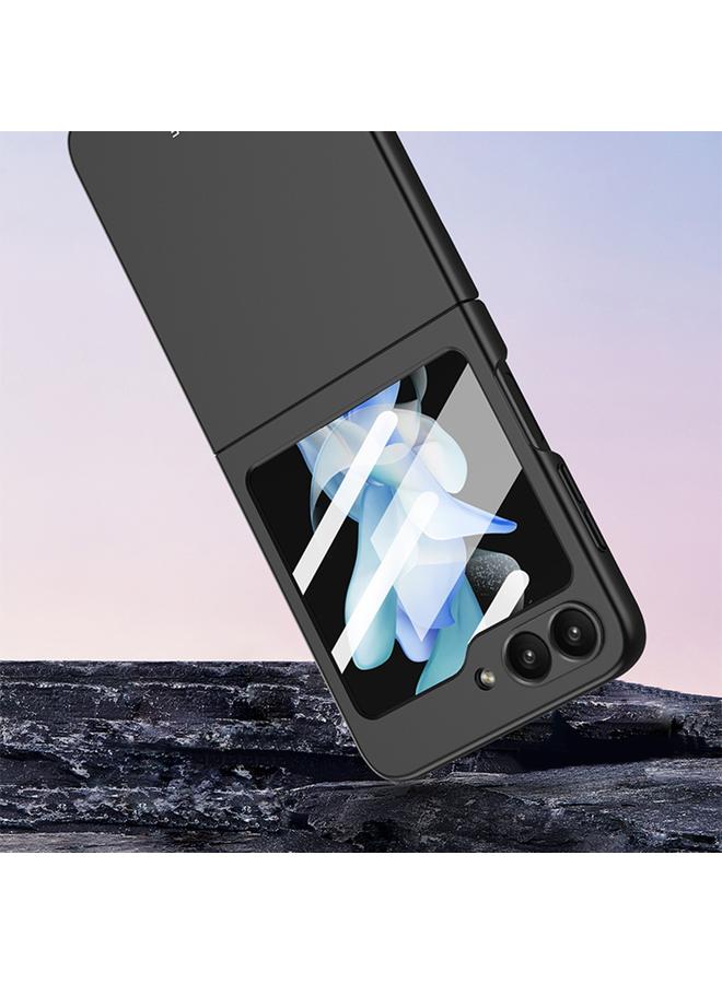 erorex For Samsung Galaxy Z Flip6 / Flip7 Fe Integrated Ultra-Thin Full Coverage Phone Case(Silver) - Image 3