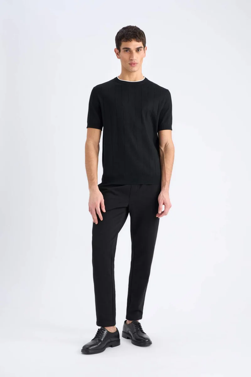 Defacto  Pocketed Straight Leg Basic Jogger Pants for Men | Best Price UAE