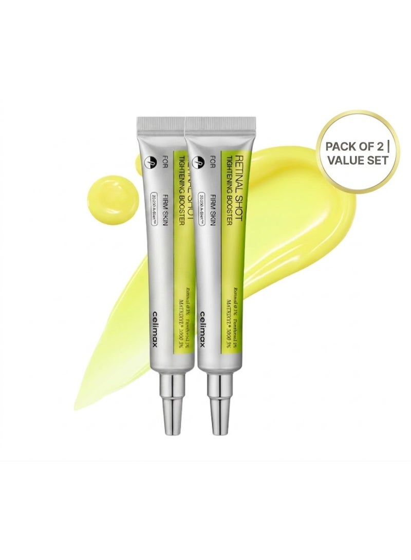 celimax The Vita A Retinal Shot Tightening Booster | 0.1% Retinal, 3% Matryxyl, High-Strength Retinoid for Anti-Aging, Pore Minimizer, Wrinkles & Fine Lines, Firmer Skin, 15ml, Mothers Day Pack of 2 - Image 1