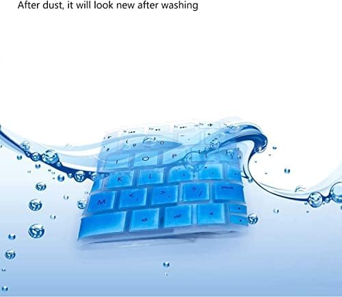 VNJ Accessories Silicone Keyboard Skin Cover for HP Victus 15 (15.6 inch) & HP Victus 16 (16.1 inch) Gaming Laptops (GR.Blue) - Image 4