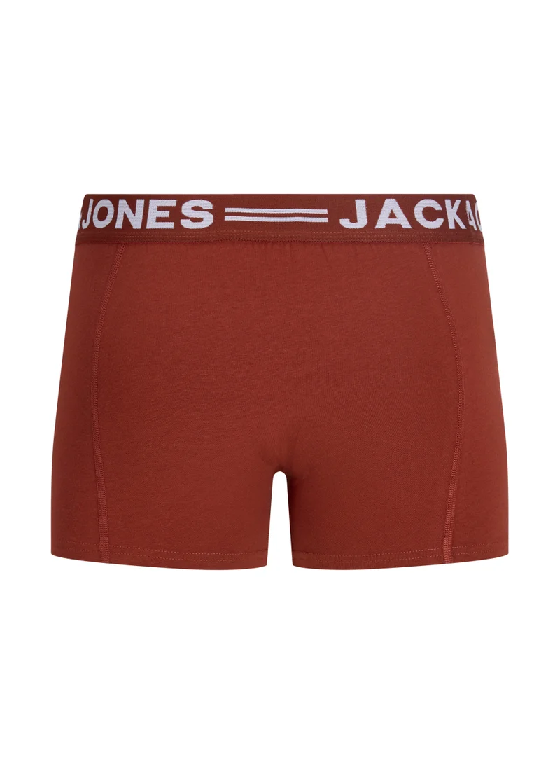جاك اند جونز 3 Pack Of Logo Band Trunks