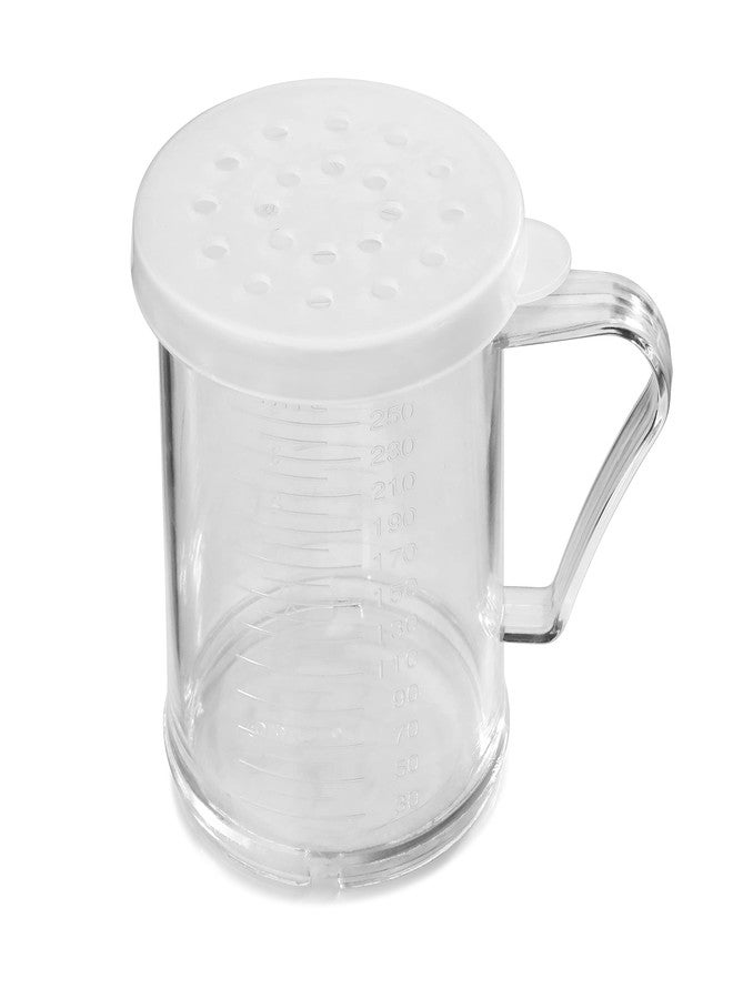 نيو ستار فود سيرفيس مغرفة بلاستيكية من نيو ستار فود سيرفيس 22513 مع غطاء ثلاثي قابل للإغلاق، علبة توابل وسكر وفلفل، 10 أونصة - Image 2