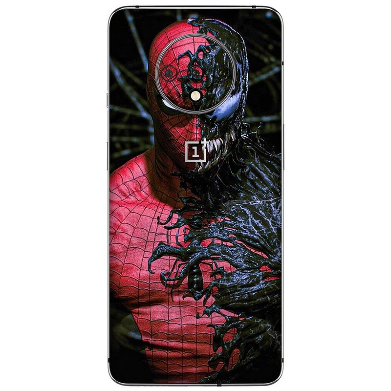 FCS Printed Back Skin for OnePlus 7t with Logo, Matte Finish (Not Back Case) Pattern-D-10 - Image 2