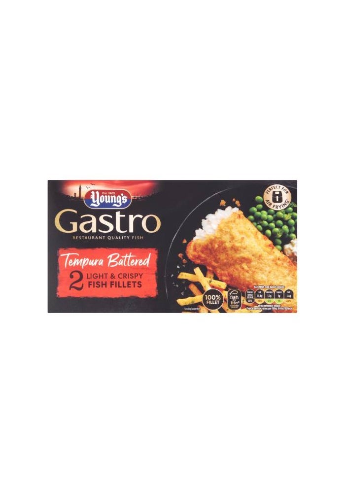 Fish Fillets, Tempura Battered - 270g, UK