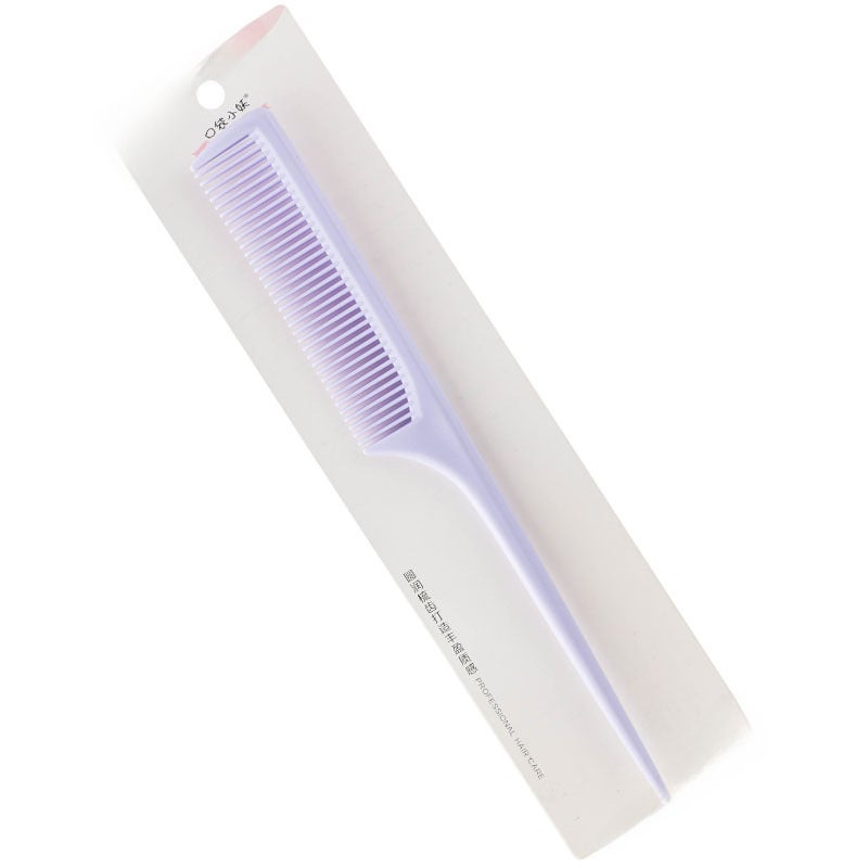 Generic Durable SD701 Plastic Rat-Tail Comb Large Colorful SD701-purple 