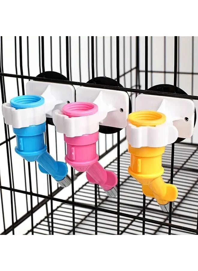 Assorted Colors Pet Hanging Waterer For Cats Dogs Rabbits Easy To Clean And Refill 1pc - Image 3