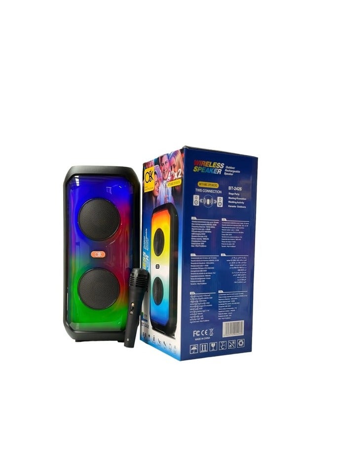 Dual Speaker Bt-2426 Bluetooth Hoparlör Tws Destekli  - Image 1