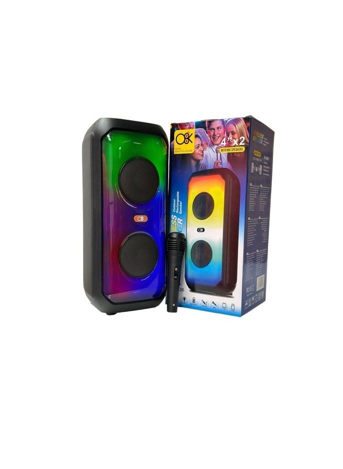 Dual Speaker Bt-2426 Bluetooth Hoparlör Tws Destekli  - Image 2