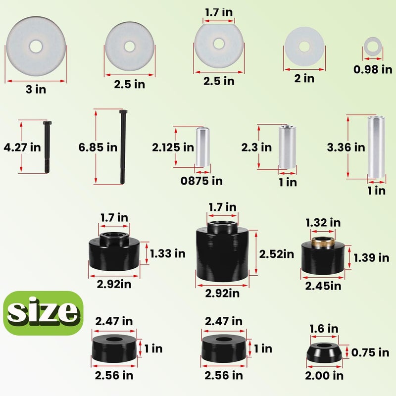Ford Body Mount Bushing Set Kit for F-150 F-250 F-350 - Image 3