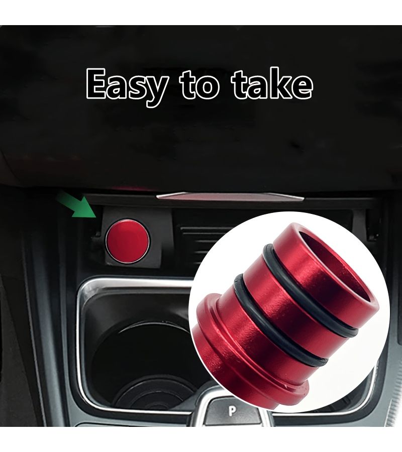 1 Car Safety Hammer Window Breaker Compact 2 6 Inches Design For Outdoor Emergencies Stylish Metal Durable Red - Image 4