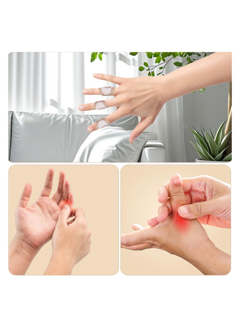 10pcs Castor Oil Pack for Fingers, Castor Oil Pack Wrap Organic Cotton, 4.13x1.57 Inch Soft Cotton Castor Oil Wrap for Finger Tingling Finger Arthritis Finger Cracking Castor Oil Wrap Finger Wrap - Image 5