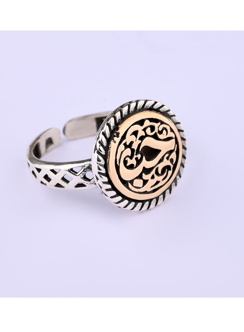 Akhet A ring with the word love, made of 925 silver. Made of 925 silver, the ring is free size to fit all sizes. - Image 3