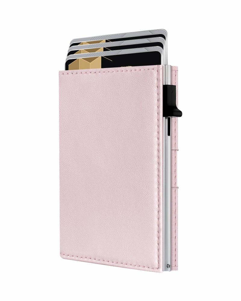 QLD RFID Wallet Women - Small Slim Trifold Wallet Anti-Theft Pop up Card Holder, Minimalist, Ultra Thin, Front Pocket, Premium Leather, 9-11 Cards Capacity | ID Window | Cash Slot - Image 1