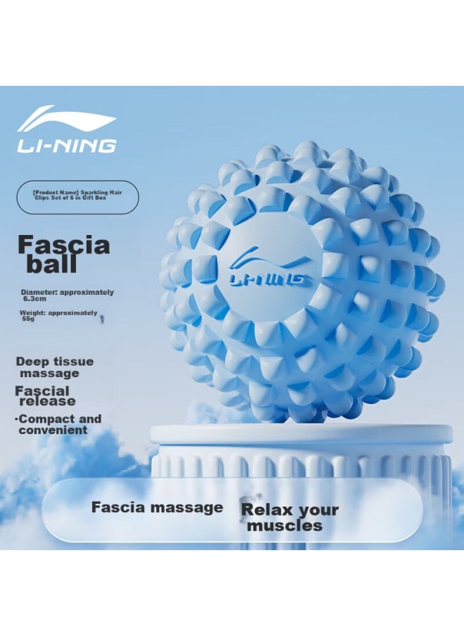 Li-Ning Li-ning Foot Fascia Massage Ball, Muscle Relaxation Meridian Ball, Foot And Waist Back Fitness Yoga Shoulder Neck Fascia Ball, Blue  - Image 1